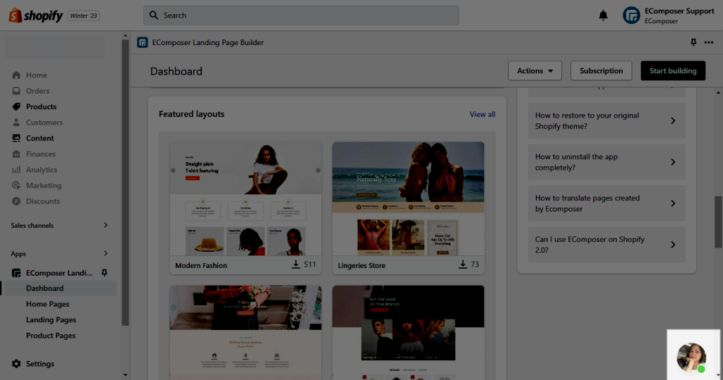 Live chat help available