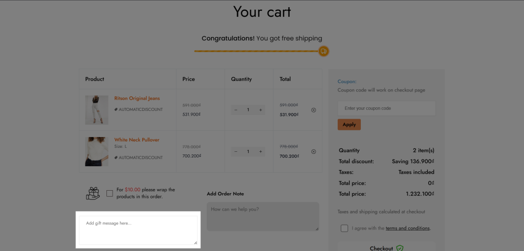 Cart Attribute 1 image 254