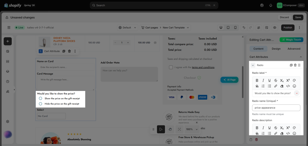 Cart Attribute 7 image 261