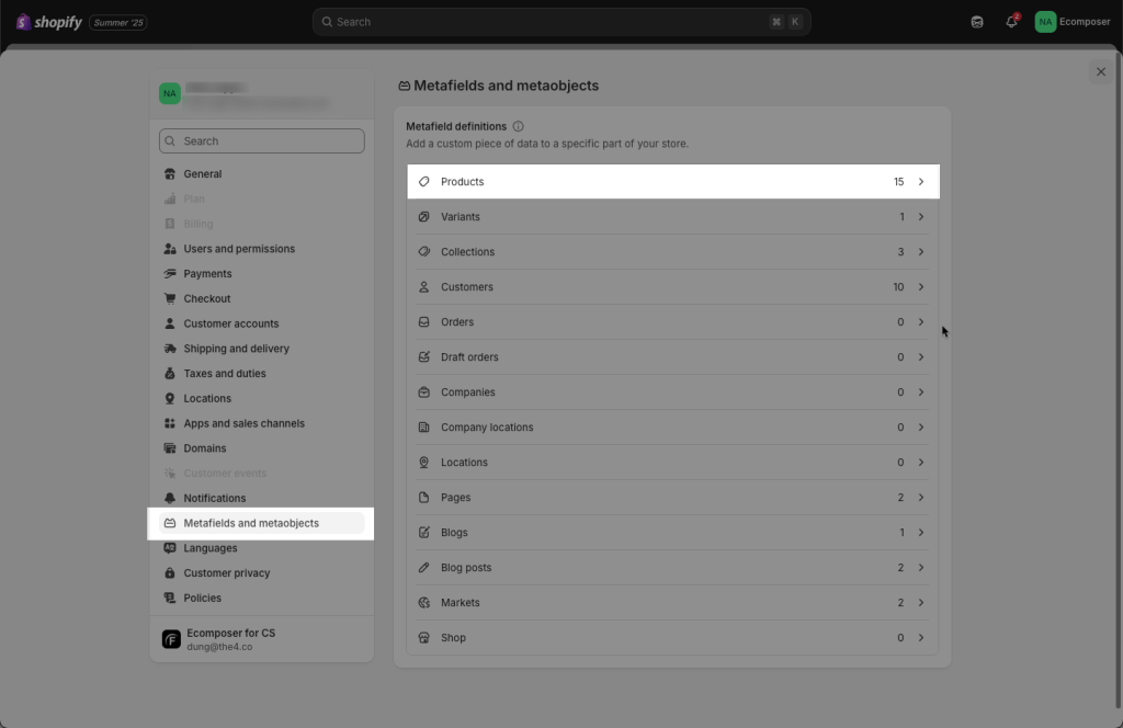 Show Video from Metafield to EComposer 1 17642