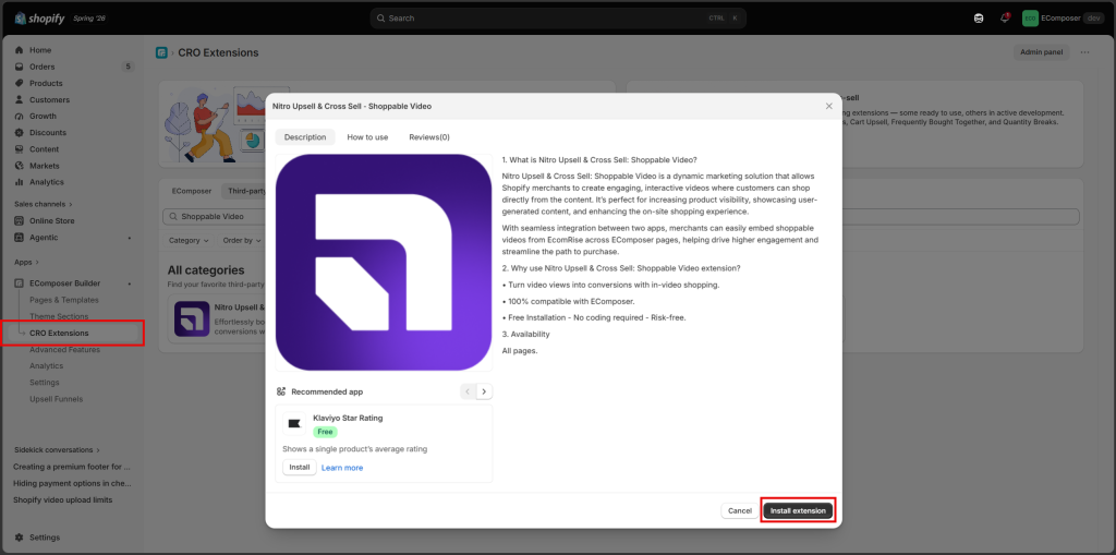 Nitro Upsell & Cross Sell - Shoppable Video extension 2 image 94