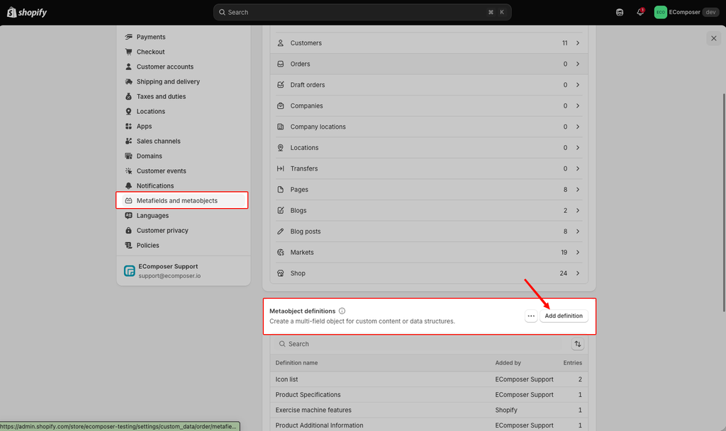 How to create Icon List with metafield and metaobject 1 SCR 20260919 nbih
